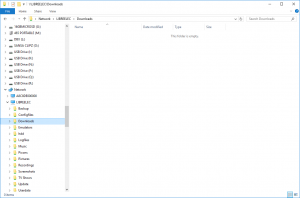 Windows Explorer LE Downloads Folder