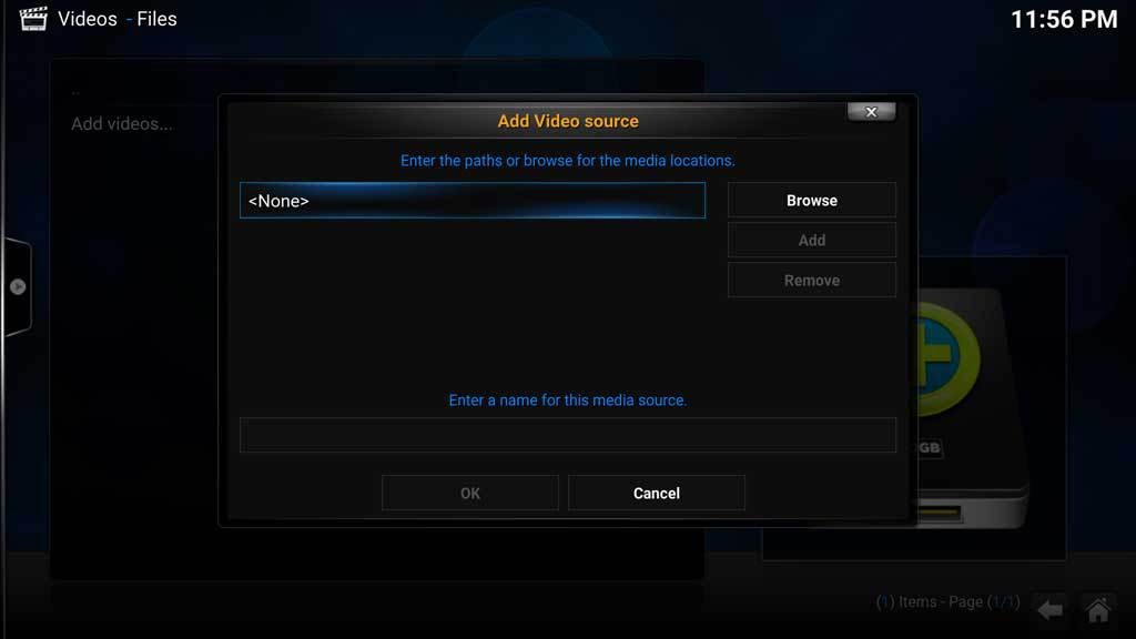 Kodi Video Add Videos 1