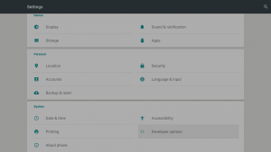 Enabling Developer Options On An Android Marshmallow Device Developer Options Accessible Now